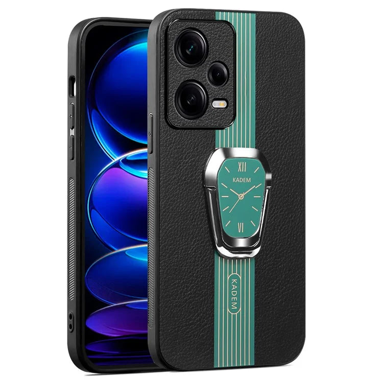 KADEM For Xiaomi Redmi Note 12 Pro 5G Case Anti-drop  PU Leather+TPU+Acrylic Phone Protector