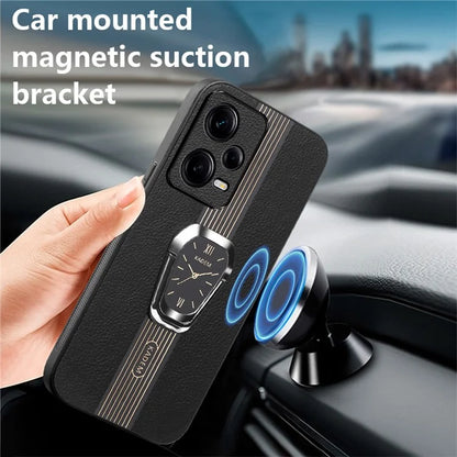 KADEM For Xiaomi Redmi Note 12 Pro 5G Case Anti-drop  PU Leather+TPU+Acrylic Phone Protector