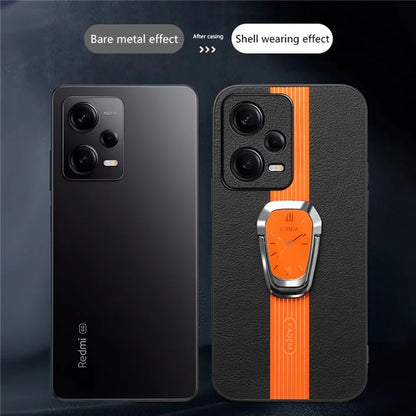 KADEM For Xiaomi Redmi Note 12 Pro 5G Case Anti-drop  PU Leather+TPU+Acrylic Phone Protector