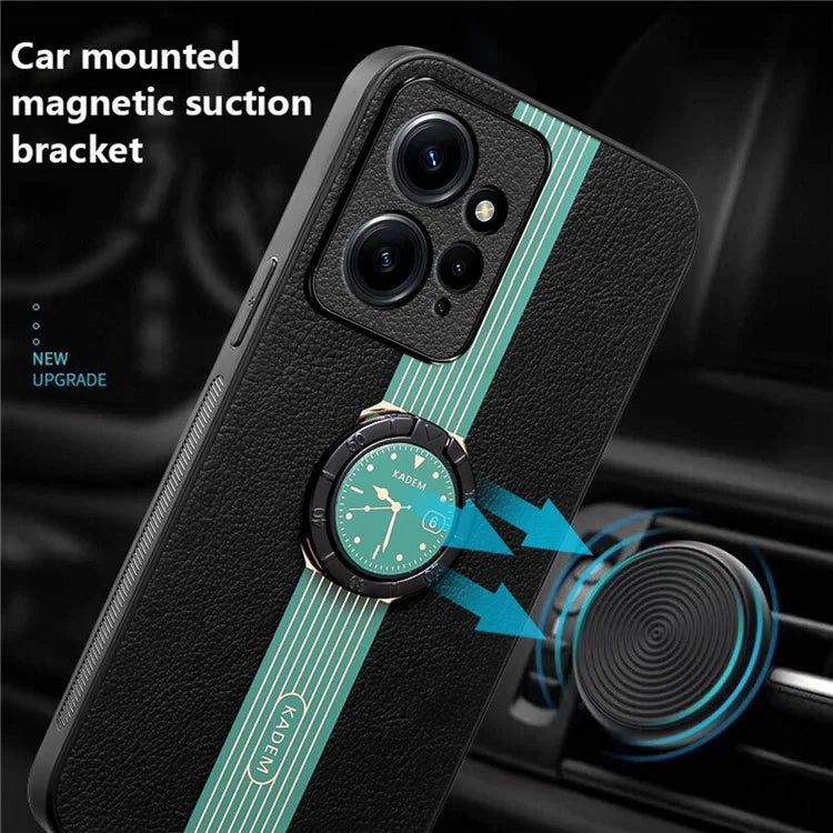 KADEM For Xiaomi Redmi Note 12 4G Phone Case Kickstand Cover Support Magnetic Car Mount
