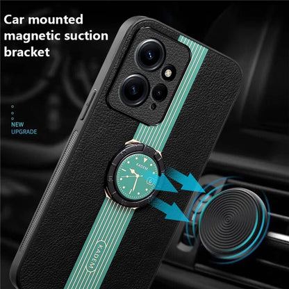KADEM For Xiaomi Redmi Note 12 4G Phone Case Kickstand Cover Support Magnetic Car Mount