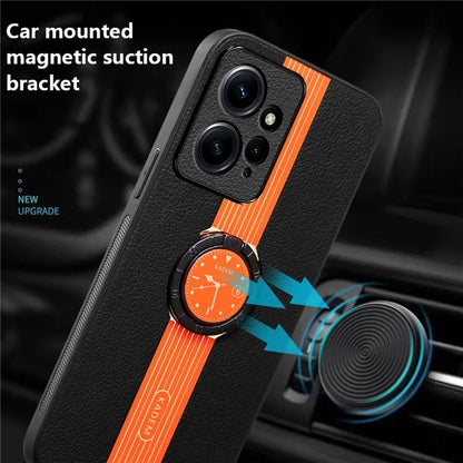 KADEM For Xiaomi Redmi Note 12 4G Phone Case Kickstand Cover Support Magnetic Car Mount