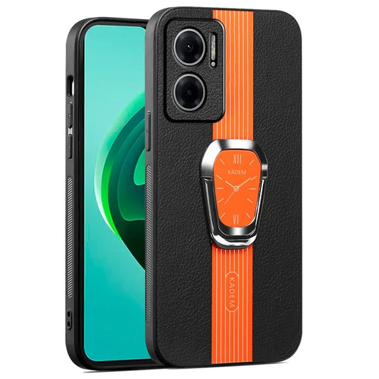 KADEM For Xiaomi Redmi 10 Prime+ 5G / Redmi 10 5G /  Redmi Note 11E 5G Case  PU Leather+TPU+Acrylic Cellphone Back Cover