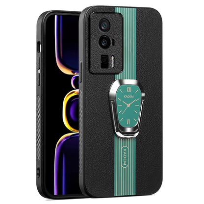 KADEM For Xiaomi Redmi K60 5G / K60 Pro 5G / K60 Champion Edition / Poco F5 Pro 5G Case  PU Leather+TPU+Acrylic Phone Shell Cover