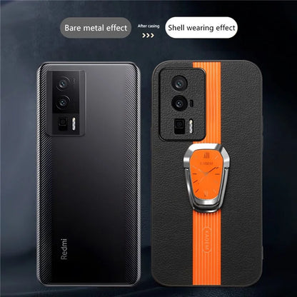 KADEM For Xiaomi Redmi K60 5G / K60 Pro 5G / K60 Champion Edition / Poco F5 Pro 5G Case  PU Leather+TPU+Acrylic Phone Shell Cover