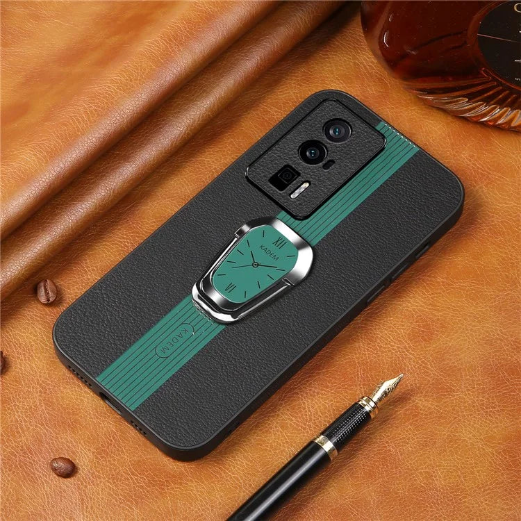KADEM For Xiaomi Redmi K60 5G / K60 Pro 5G / K60 Champion Edition / Poco F5 Pro 5G Case  PU Leather+TPU+Acrylic Phone Shell Cover
