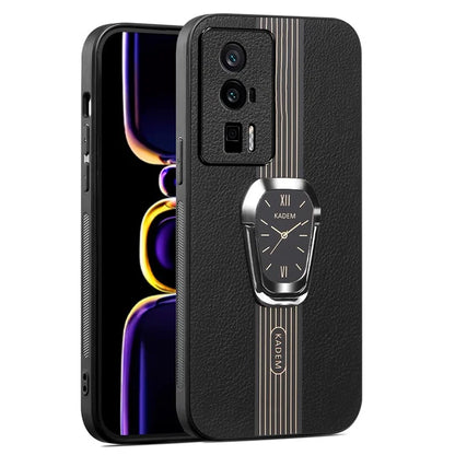 KADEM For Xiaomi Redmi K60 5G / K60 Pro 5G / K60 Champion Edition / Poco F5 Pro 5G Case  PU Leather+TPU+Acrylic Phone Shell Cover