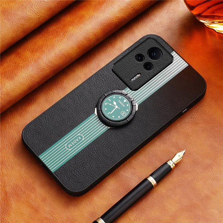 KADEM For Xiaomi Redmi K60E 5G Case Magnetic Car Mount Phone Cover with Kickstand