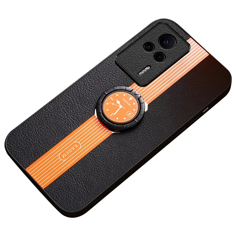 KADEM For Xiaomi Redmi K60E 5G Case Magnetic Car Mount Phone Cover with Kickstand