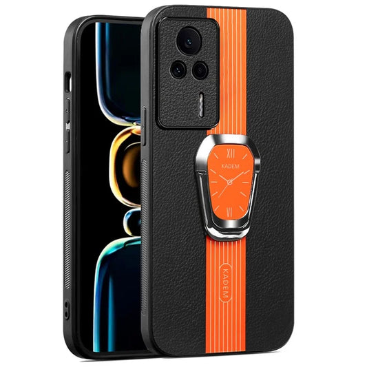 KADEM For Xiaomi Redmi K60E 5G Phone Case Electroplating Anti-drop Cover with Folding Kickstand
