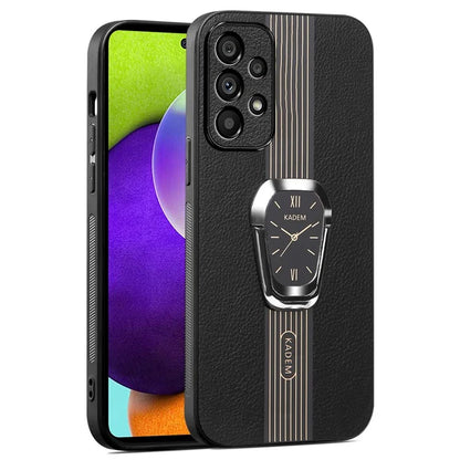 KADEM For Samsung Galaxy A52 4G / A52 5G / A52s 5G Kickstand Case Electroplating PU+TPU+Acrylic Phone Cover