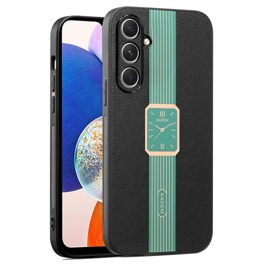 KADEM For Samsung Galaxy A14 5G / A14 4G Case Leather+TPU+Acrylic Smartphone Cover