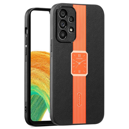 KADEM For Samsung Galaxy A33 5G Case PU Leather+TPU+Acrylic Electroplating Cover
