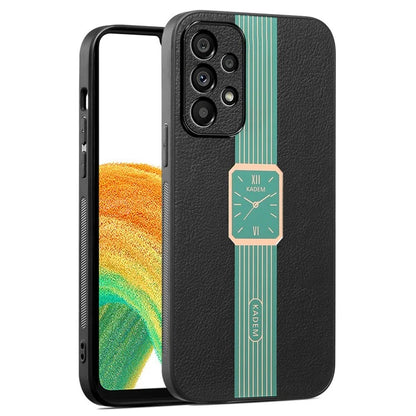 KADEM For Samsung Galaxy A33 5G Case PU Leather+TPU+Acrylic Electroplating Cover
