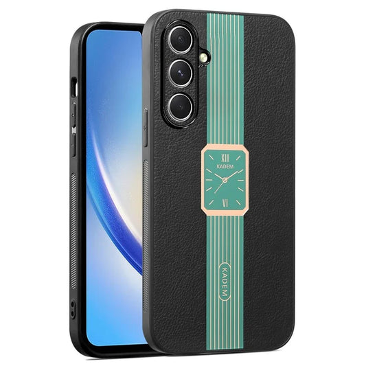 KADEM For Samsung Galaxy A34 5G Case Electroplated Watch Pattern Cellphone Cover