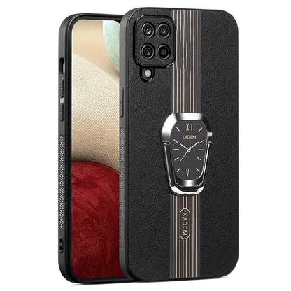 KADEM For Samsung Galaxy A42 5G / M42 5G Case PU Leather+TPU+Acrylic Kickstand Mobile Phone Cover