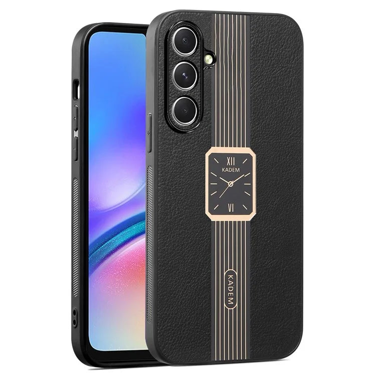 KADEM For Samsung Galaxy A05s 4G Case Leather Coated TPU+Acrylic Drop-proof Cover