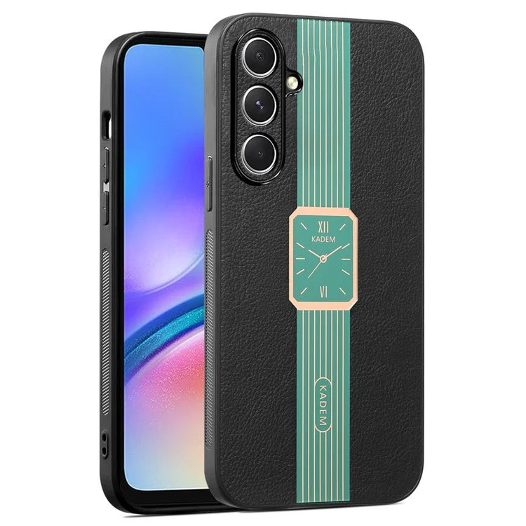 KADEM For Samsung Galaxy A05s 4G Case Leather Coated TPU+Acrylic Drop-proof Cover