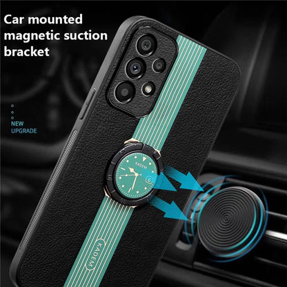 KADEM For Samsung Galaxy A32 4G (EU Version) Case Kickstand Magnetic Car Mount Phone Cover