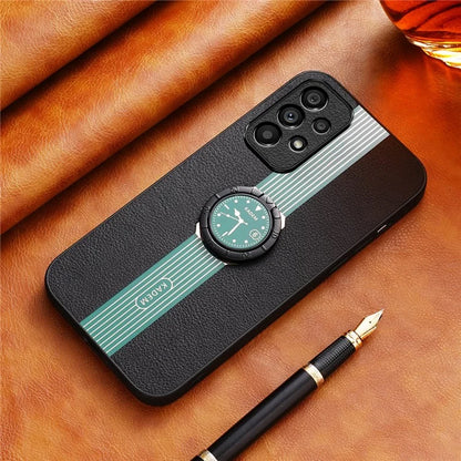 KADEM For Samsung Galaxy A32 4G (EU Version) Case Kickstand Magnetic Car Mount Phone Cover