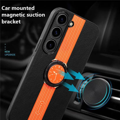 KADEM For Samsung Galaxy S23+ Case Shockproof Back Shell Cover with Ring Kickstand
