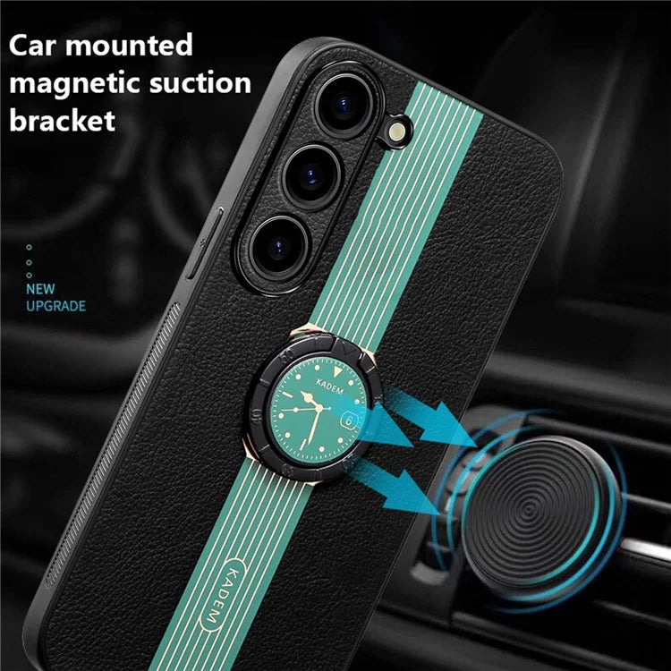 KADEM For Samsung Galaxy S23+ Case Shockproof Back Shell Cover with Ring Kickstand