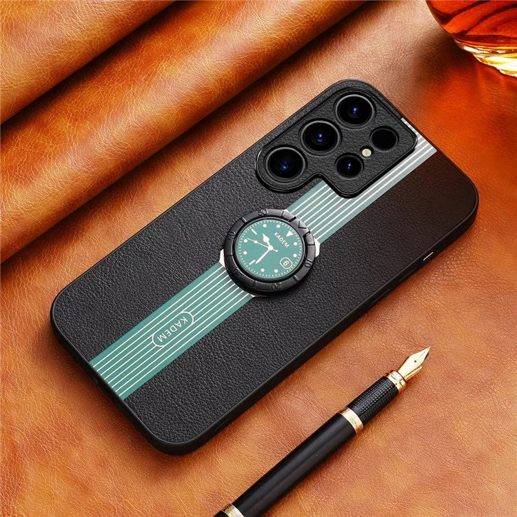 KADEM For Samsung Galaxy S23 Ultra Case Shockproof Ring Kickstand Phone Back Shell