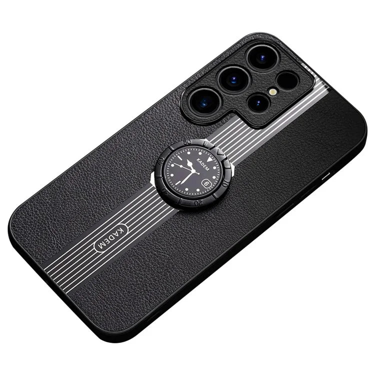 KADEM For Samsung Galaxy S22 Ultra 5G Case Electroplating Anti-fall Kickstand Phone Protector