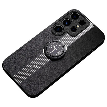 KADEM For Samsung Galaxy S22 Ultra 5G Case Electroplating Anti-fall Kickstand Phone Protector
