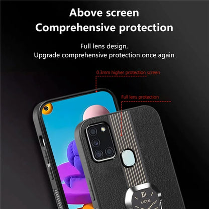 KADEM For Samsung Galaxy A21s Case Folding Kickstand Electroplating Phone Cover
