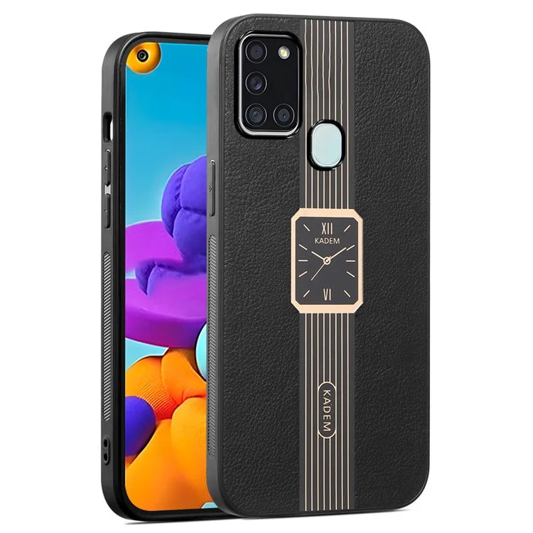 KADEM For Samsung Galaxy A21s Case Electroplating Anti-shock Cellphone Cover