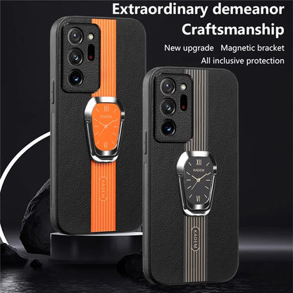KADEM For Samsung Galaxy Note20 Ultra 5G / Note20 Ultra Case Folding Kickstand Anti-fall Cover