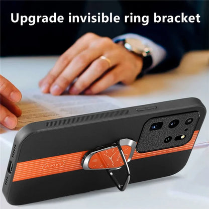 KADEM For Samsung Galaxy S20 Ultra Case Leather+TPU+Acrylic Folding Kickstand Cover
