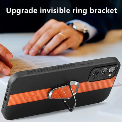 KADEM For Samsung Galaxy Note20 / Note20 5G Case Watch Pattern Folding Kickstand Phone Cover