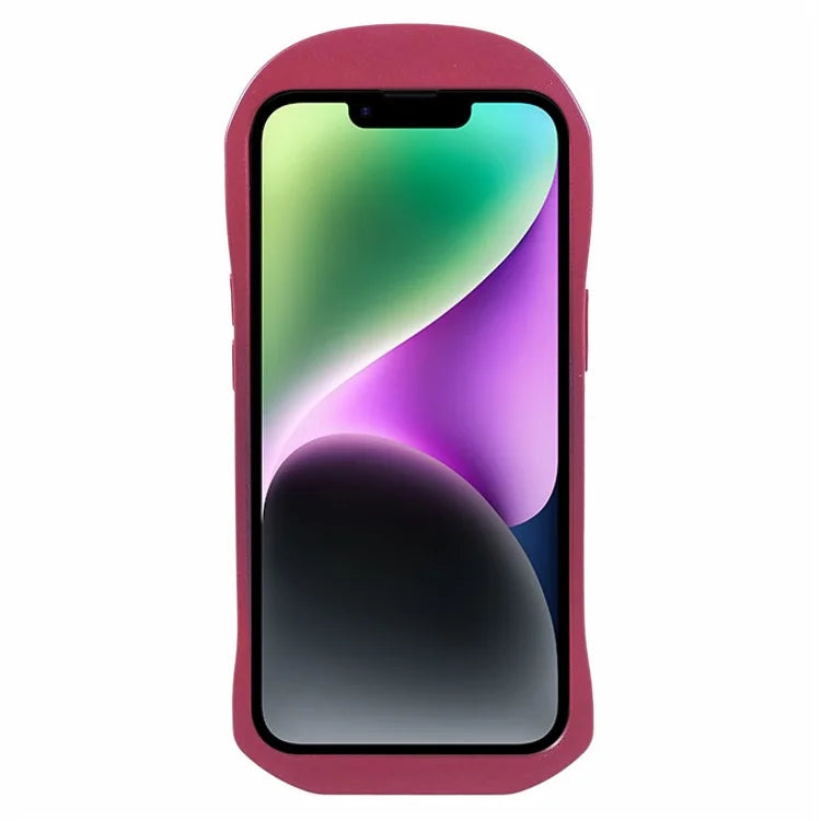 For iPhone 14 Phone Case Sports Car Shape Kickstand Drop Resistant Cover