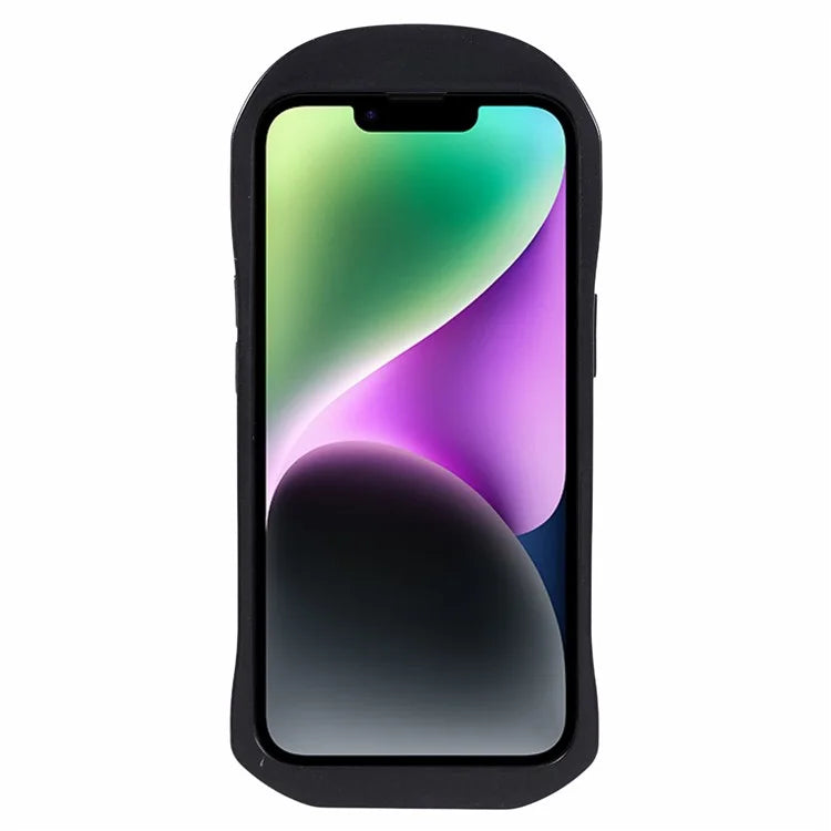For iPhone 14 Phone Case Sports Car Shape Kickstand Drop Resistant Cover