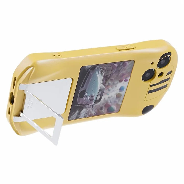 For iPhone 13 TPU Phone Case Kickstand Sports Car Shape Anti-Drop Cover