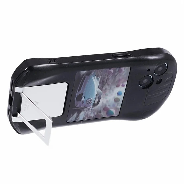 For iPhone 13 TPU Phone Case Kickstand Sports Car Shape Anti-Drop Cover