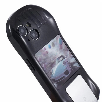 For iPhone 13 TPU Phone Case Kickstand Sports Car Shape Anti-Drop Cover