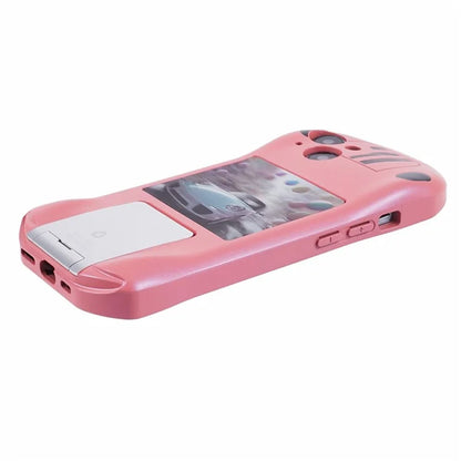 For iPhone 13 TPU Phone Case Kickstand Sports Car Shape Anti-Drop Cover