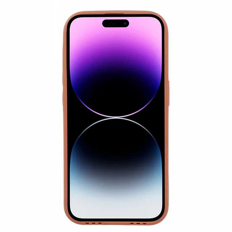 For iPhone 14 Pro Cover Wristband Anti-fall Cloth Coated TPU Cell Phone Case