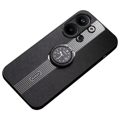 KADEM For Oppo Reno9 5G / Reno9 Pro 5G Case Electroplating Ring Kickstand Cellphone Back Shell