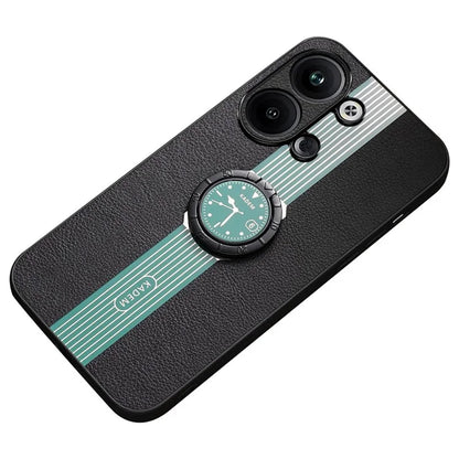 KADEM For Oppo Reno9 5G / Reno9 Pro 5G Case Electroplating Ring Kickstand Cellphone Back Shell