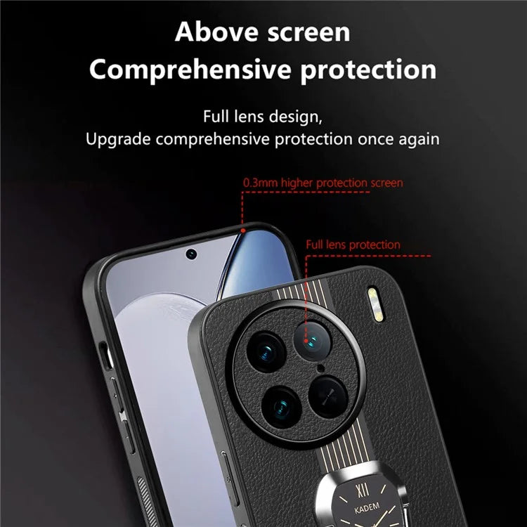 KADEM For vivo X90 Pro 5G Case Electroplating Scratch-proof Kickstand Phone Cover