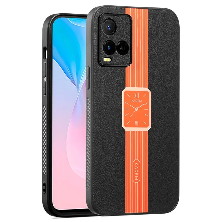 KADEM For vivo Y21 / Y33s / Y21s / Y21t 4G / Y21e 4G / Y21a 4G / Y33t 4G / T1x (India) 4G Case TPU+Acrylic Phone Cover