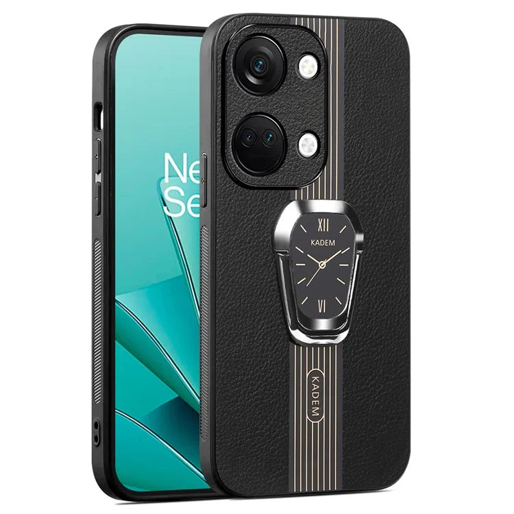 KADEM For OnePlus Ace 2V / Nord 3 5G Case Anti-fall TPU+Acrylic Phone Cover with PU Leather Coating