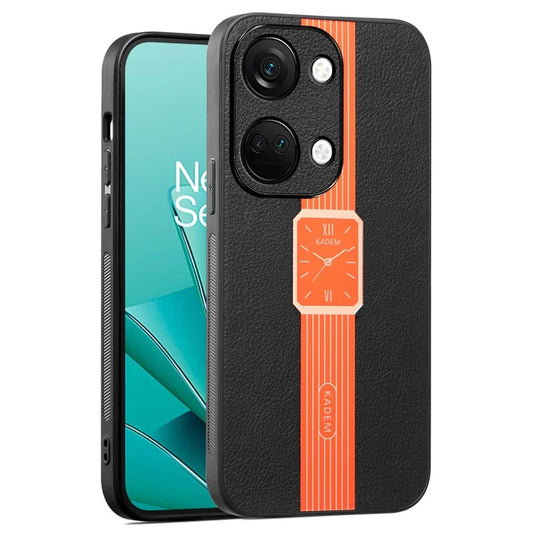 KADEM For OnePlus Ace 2V / Nord 3 5G Case Electroplating Leather Coated Cellphone Cover