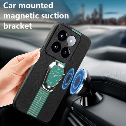 KADEM For Xiaomi 14 Pro Cover Anti-scratch TPU+Acrylic Phone Case with PU Leather Coating