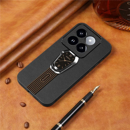 KADEM For Xiaomi 14 Pro Cover Anti-scratch TPU+Acrylic Phone Case with PU Leather Coating