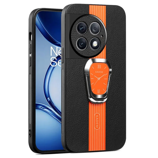 KADEM For OnePlus Ace 2 Pro 5G Cover Well-protected Leather Coating TPU+Acrylic Phone Case